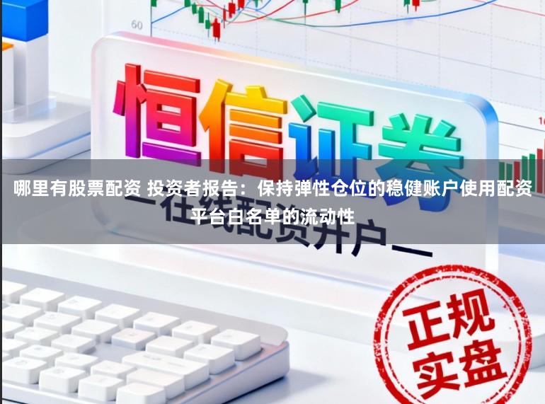 哪里有股票配资 投资者报告：保持弹性仓位的稳健账户使用配资平台白名单的流动性