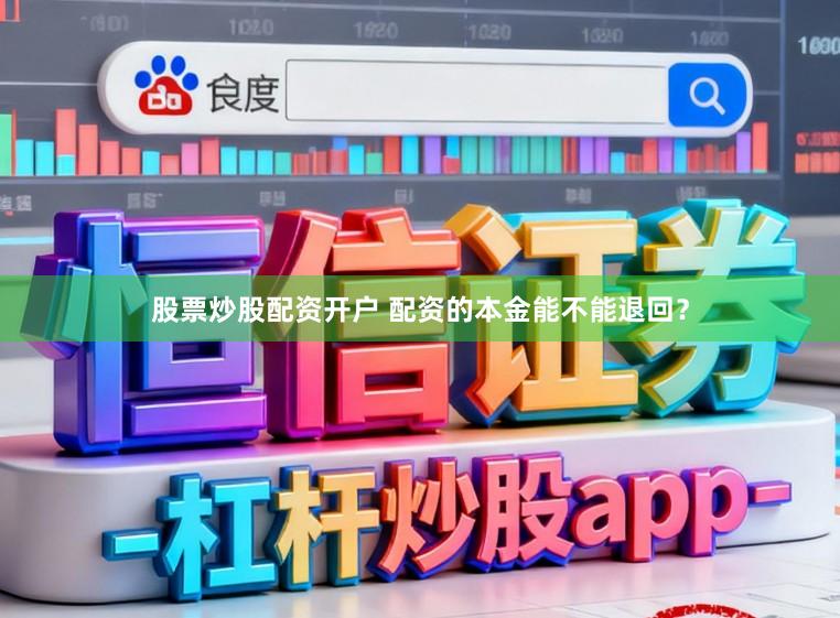股票炒股配资开户 配资的本金能不能退回?