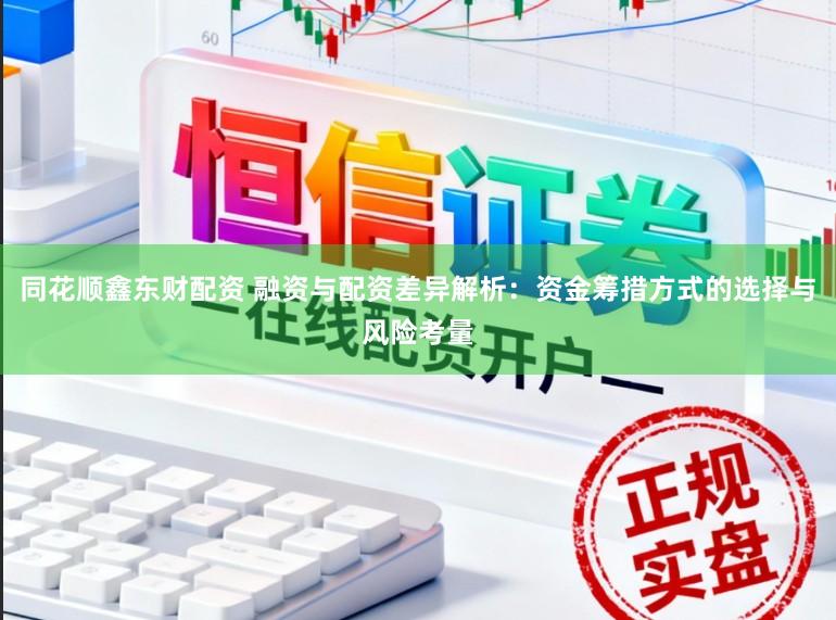 同花顺鑫东财配资 融资与配资差异解析:资金筹措方式的选择与风险考量