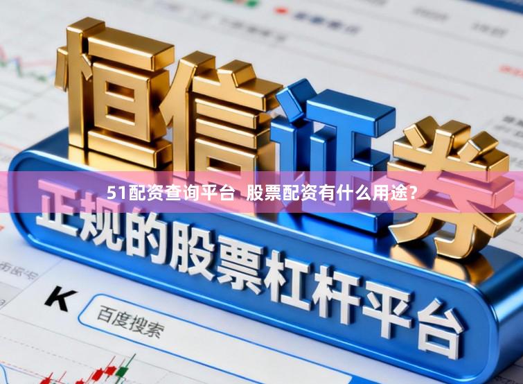 51配资查询平台  股票配资有什么用途？